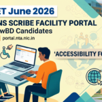 UGC NET June 2026: NTA Opens Scribe Facility Portal for PwD/PwBD Candidates