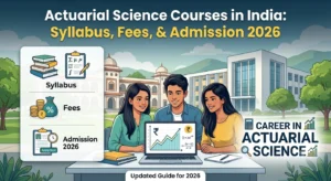 Actuarial Science Courses in India: Syllabus, Fees, & Admission 2026