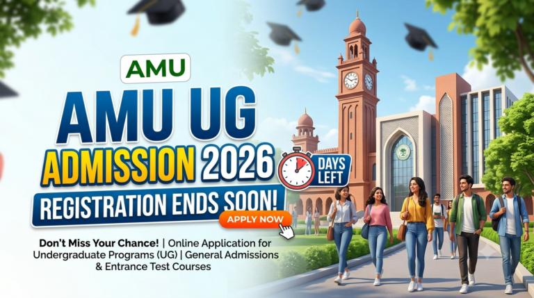 AMU UG Admission 2026: Registration Ends SoonAMU UG Admission 2026: Registration Ends Soon