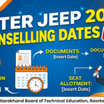 UBTER JEEP 2026 Counselling Dates Out; Choice-Filling Starts Tomorrow