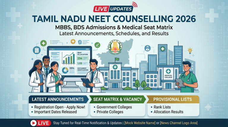 Tamil Nadu NEET Counselling 2026