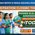 PGIMER BSc Nursing Registration 2026 Ends Today; Apply for Post Basic, 4-Year Nursing at pgimer.edu.in