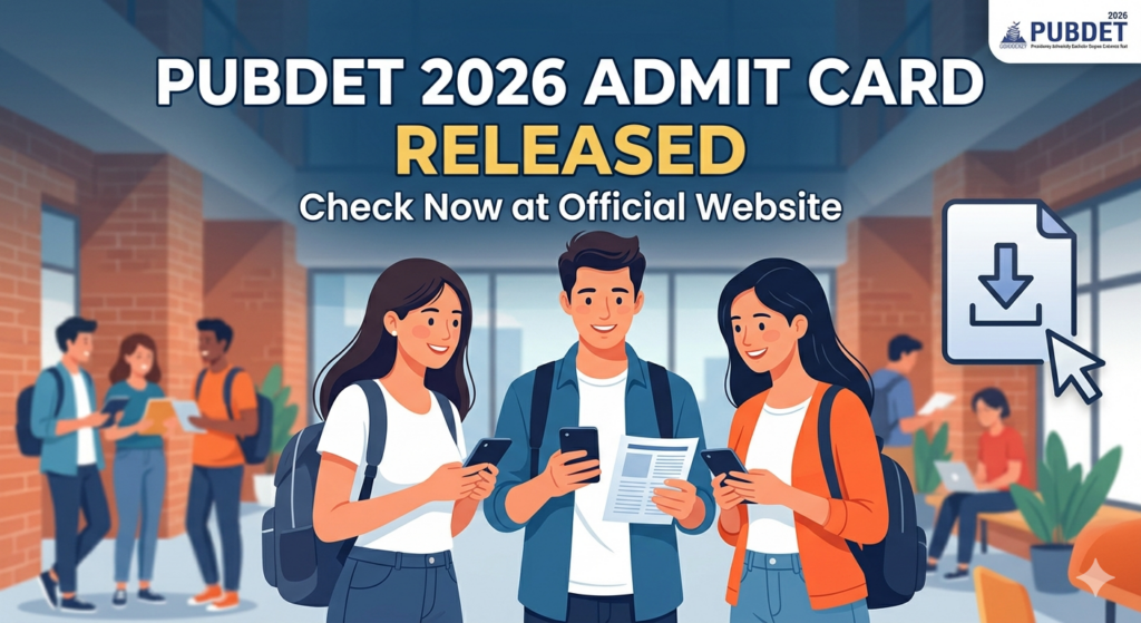 PUBDET 2026 Admit Card Released