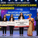 Galgotias University Students Shine at EDVentures 2026, Three Student Startups Receive Funding from INR 10 Crore Fund