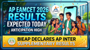AP EAMCET 2026 Results Expected Today as BIEAP Declares AP Inter Supplementary Results at 12 PM