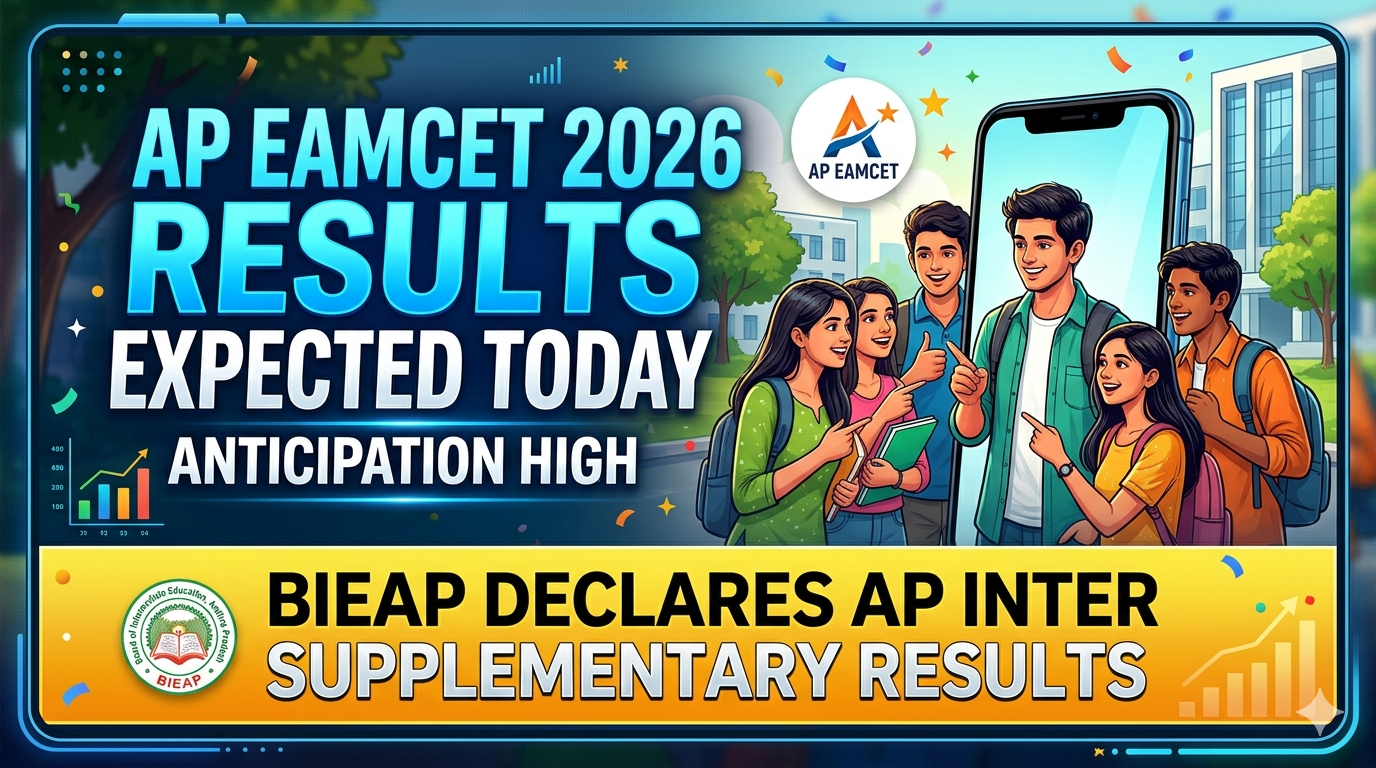 AP EAMCET 2026 Results Expected Today