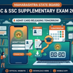 Maharashtra HSC, SSC Supplementary Admit Card 2026 Releasing Tomorrow