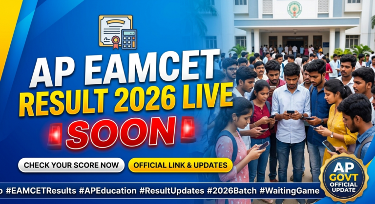 AP EAMCET Result 2026 Live (Soon)