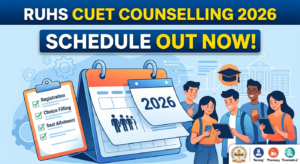 RUHS CUET Counselling 2026 Schedule Out