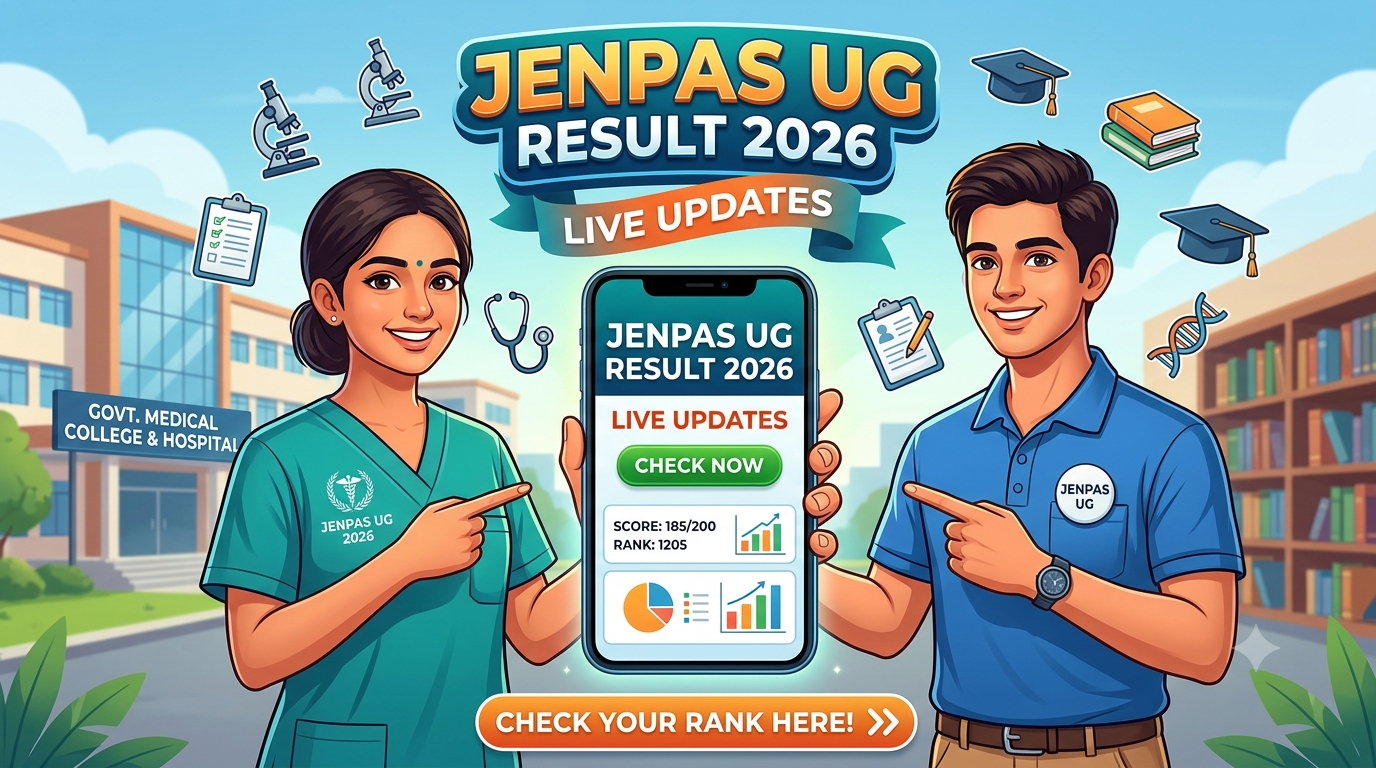 JENPAS UG Result 2026 Releasing Soon; Check Expected Date & How to Download Rank Card