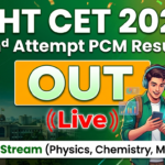 MHT CET 2026 2nd Attempt PCM Result (OUT) Live