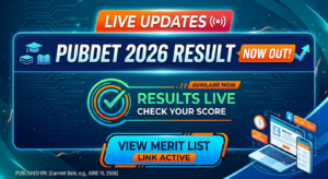 PUBDET Result 2026 Live: Download Scorecard @presiuniv.ac.in, Check Merit List and Counselling Details