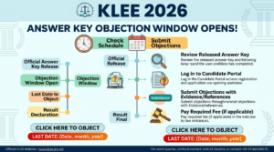 KLEE 2026 Answer Key Objection Window Opens: Challenge Provisional Answer Key Before July 2