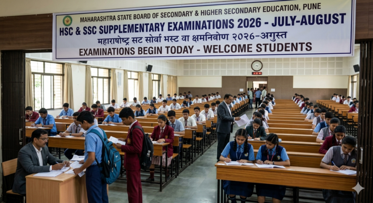 Maharashtra HSC, SSC Supplementary Exam 2026 Begins