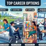 Top Career Options in Animation, Nursing, Aviation, Arts, Banking, Finance, Insurance, Beauty and Fitness: A Complete Guide for Students