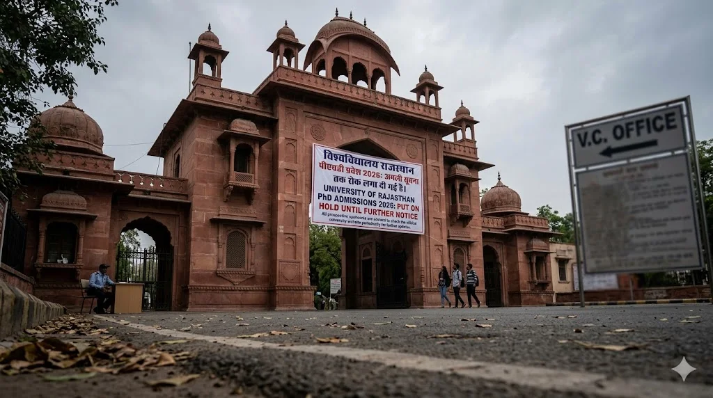 Rajasthan University PhD Admissions 2026 Put on Hold Until Further Notice