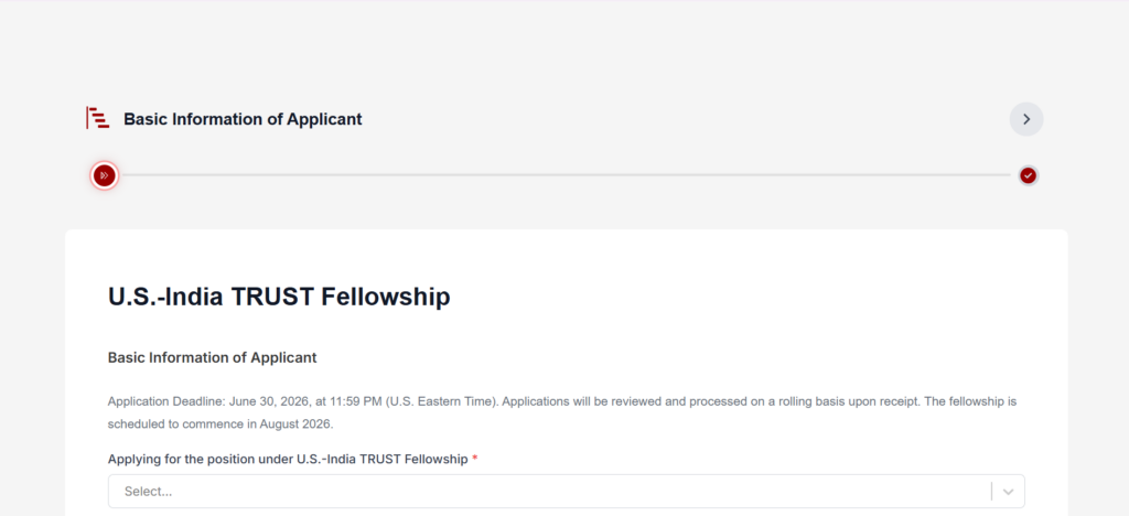 IIT Madras Opens Applications for US-India TRUST Fellowship 2026-27