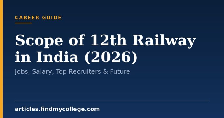 Scope of 12th Railway in India (2026): Jobs, Salary, Top Recruiters & Future