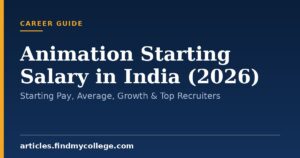 Animation Starting Salary in India (2026): Starting Pay, Average, Growth & Top Recruiters