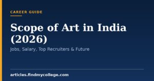 Scope of Art in India (2026): Jobs, Salary, Top Recruiters & Future