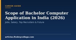Scope of Bachelor Computer Application in India (2026): Jobs, Salary, Top Recruiters & Future