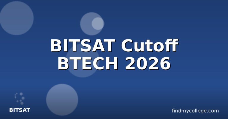 BITSAT Cutoff BTECH 2026