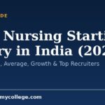B.Sc Nursing Starting Salary in India (2026): Starting Pay, Average, Growth & Top Recruiters