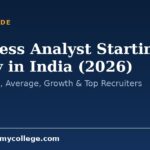 Business Analyst Starting Salary in India (2026): Starting Pay, Average, Growth & Top Recruiters