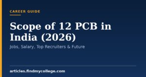Scope of 12 PCB in India (2026): Jobs, Salary, Top Recruiters & Future