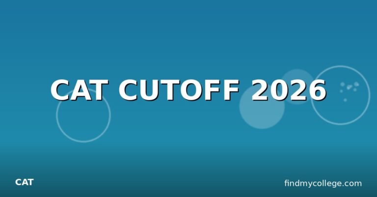 CAT CUTOFF 2026