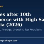 Courses after 10th Commerce with High Salary in India (2026): Starting Pay, Average, Growth & Top Recruiters