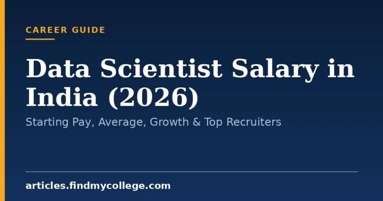 Data Scientist Salary in India (2026): Starting Pay, Average, Growth & Top Recruiters