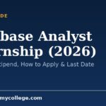 Database Analyst Internship (2026): Eligibility, Stipend, How to Apply & Last Date