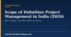 Scope of Definition Project Management in India (2026): Jobs, Salary, Top Recruiters & Future