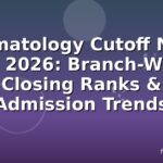 Dermatology Cutoff NEET PG 2026: Branch-Wise Closing Ranks & Admission Trends
