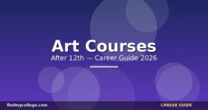 Art Courses After 12Th