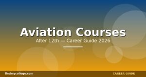 Best Aviation Courses After 12th in India — Eligibility, Fees, Career Path (2026)