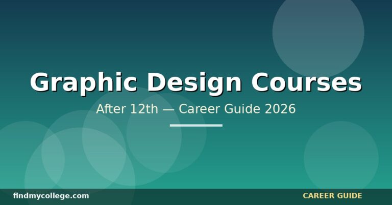 Best Graphic Design Courses After 12th in India — Eligibility, Fees, Career Path (2026)