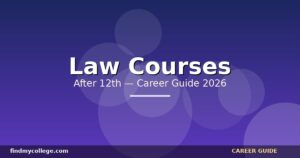 Law Courses After 12Th