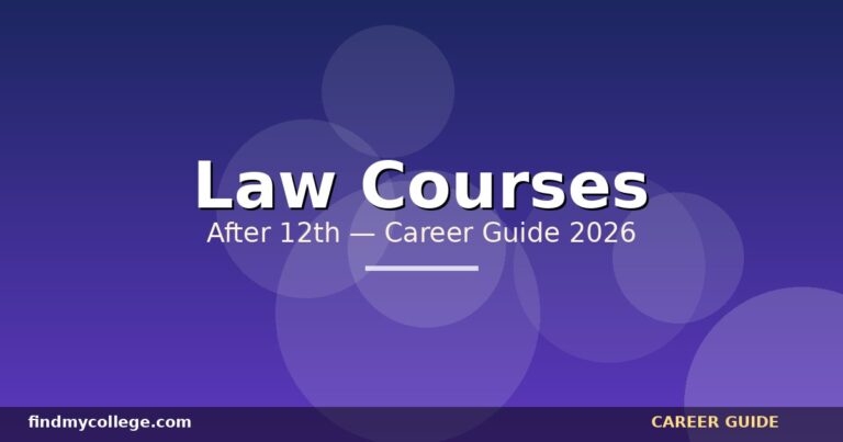 Law Courses After 12Th