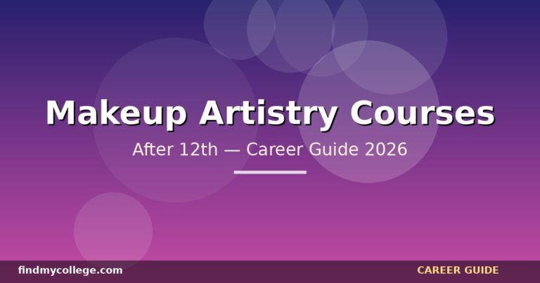 Best Makeup Artistry Courses After 12th in India — Eligibility, Fees, Career Path (2026)
