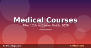 Medical Courses After 12Th