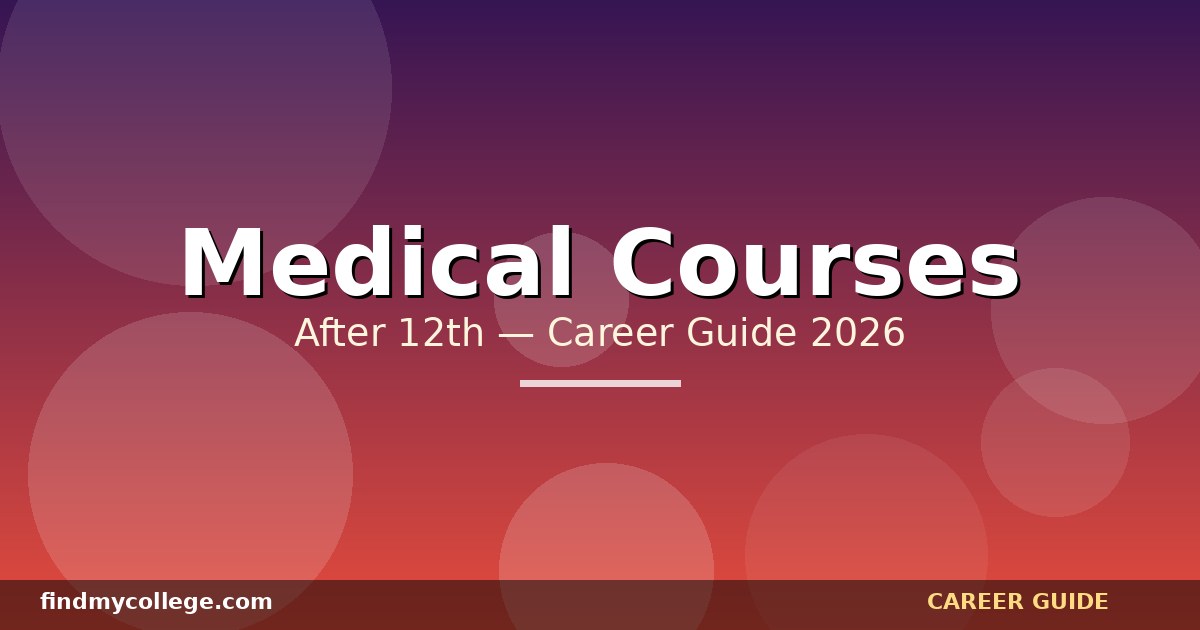 Medical Courses After 12Th