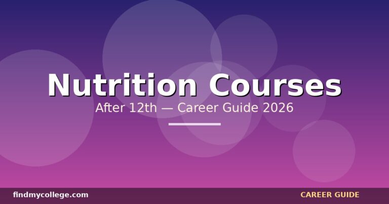 Best Nutrition Courses After 12th in India — Eligibility, Fees, Career Path (2026)