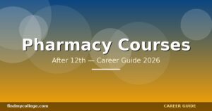 Best Pharmacy Courses After 12th in India — Eligibility, Fees, Career Path (2026)