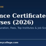 Finance Certificate Courses (2026): Eligibility, Duration, Fees, Top Institutes & Job Scope