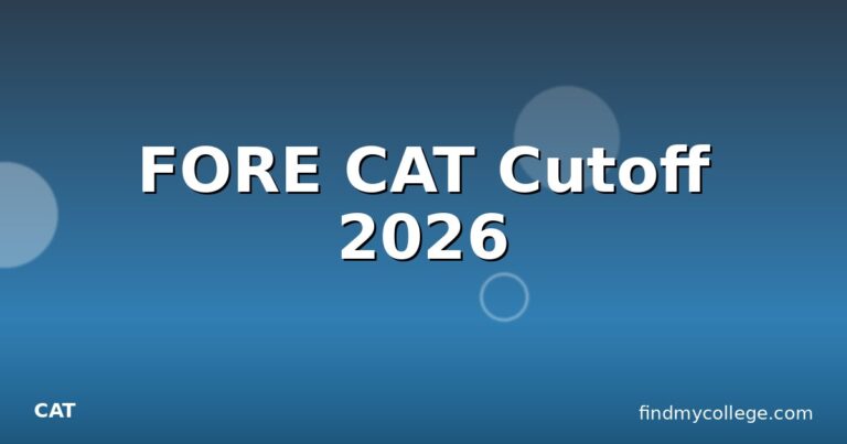 FORE CAT Cutoff 2026
