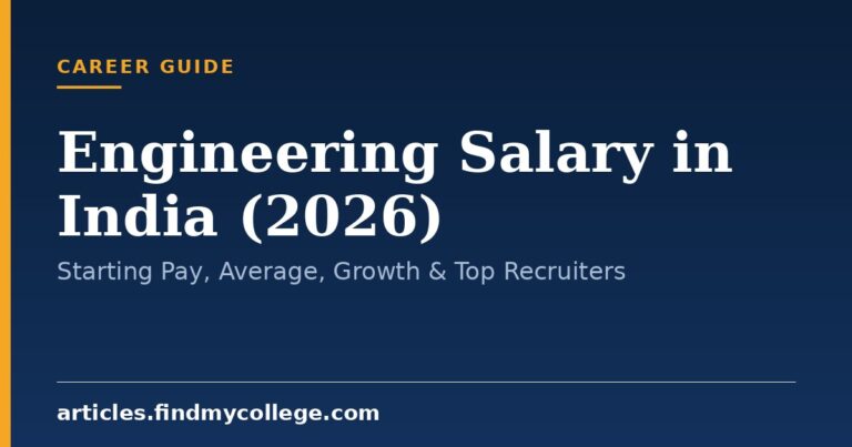 Engineering Salary in India (2026): Starting Pay, Average, Growth & Top Recruiters