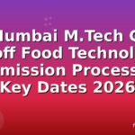 Ict Mumbai M.Tech GATE Cutoff Food Technology: Admission Process & Key Dates 2026