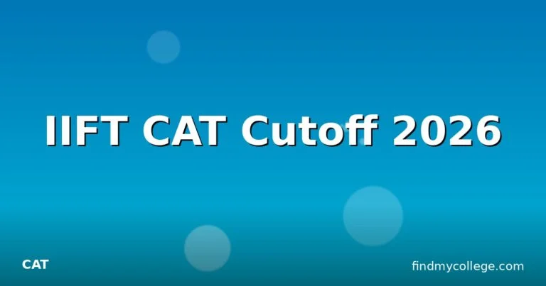 IIFT CAT Cutoff 2026